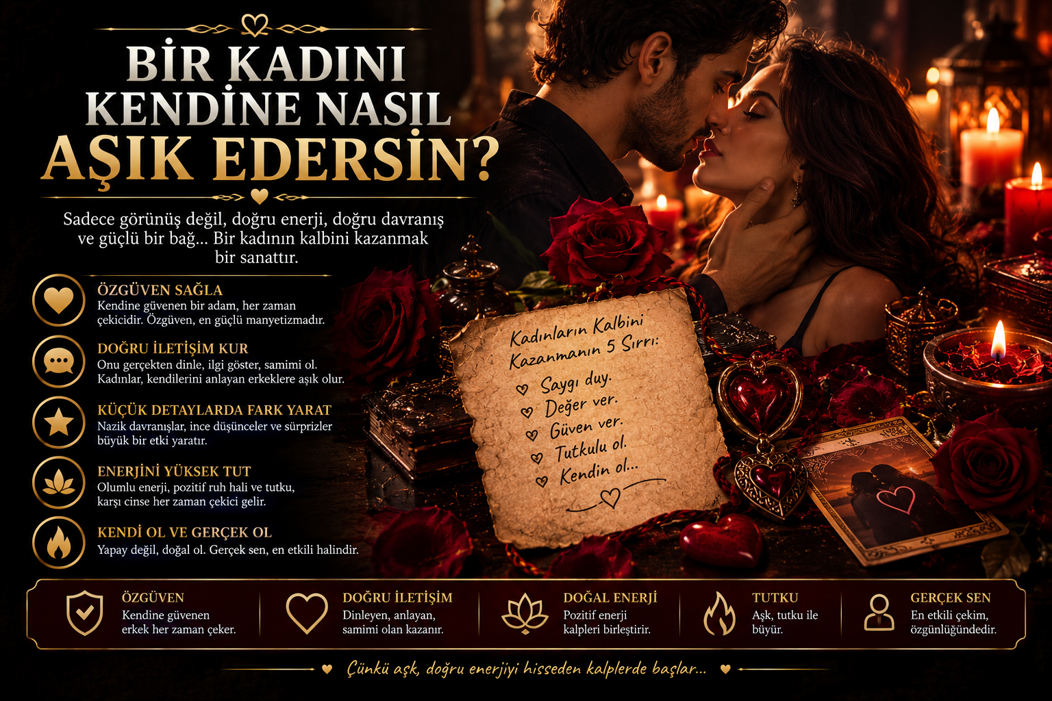 Bir Kadını Kendine Nasıl Aşık Edersinn