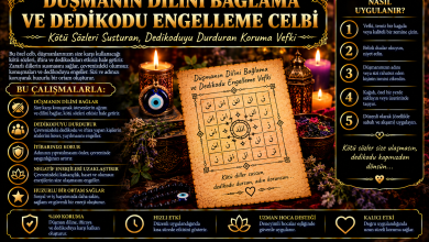 Düşmanın Dilini Bağlama ve Dedikodu Engelleme Celbi