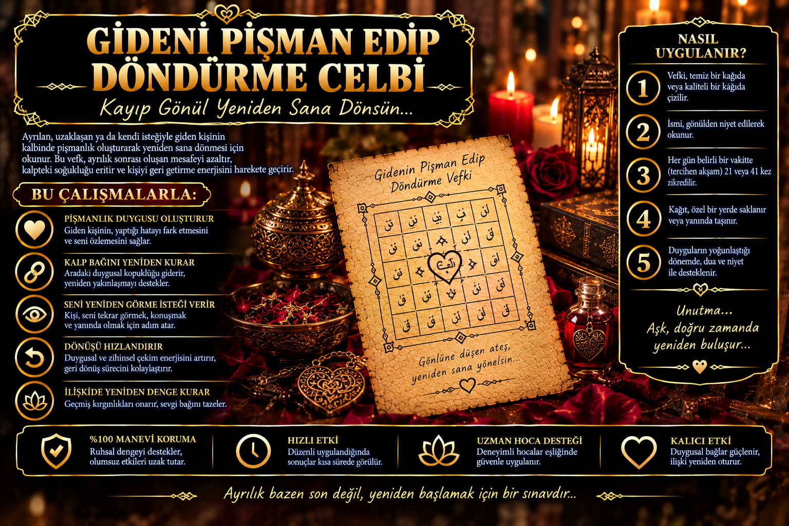 Gideni Pişman Edip Döndürme Celbi
