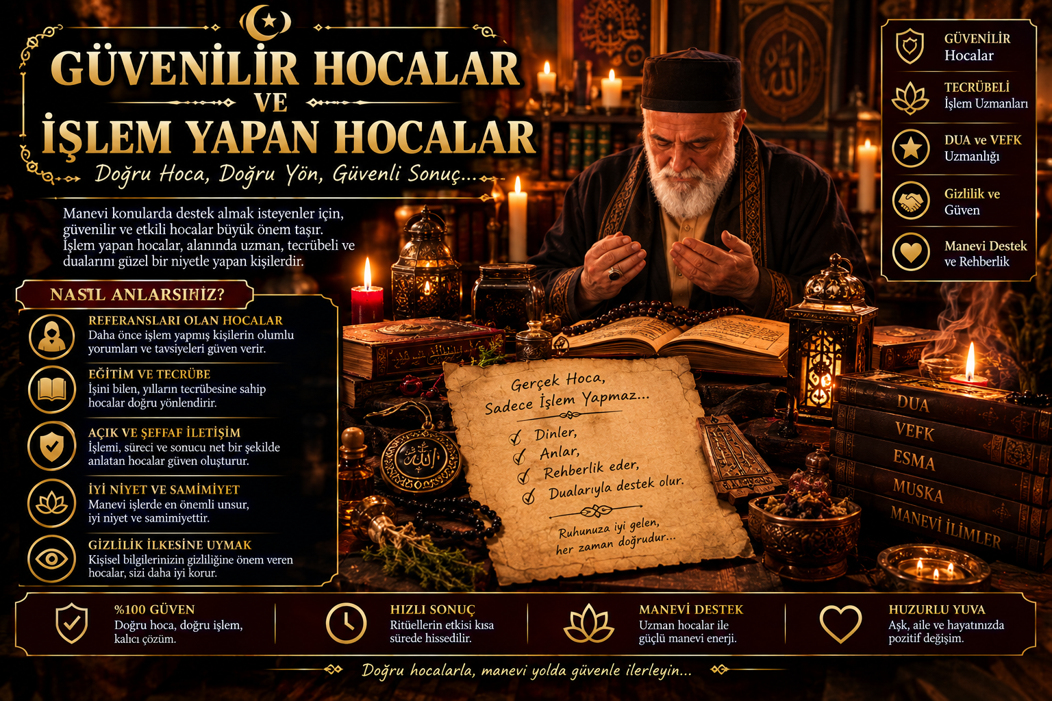 Güvenilir Hocalar ve İşlem Yapan Hocalar