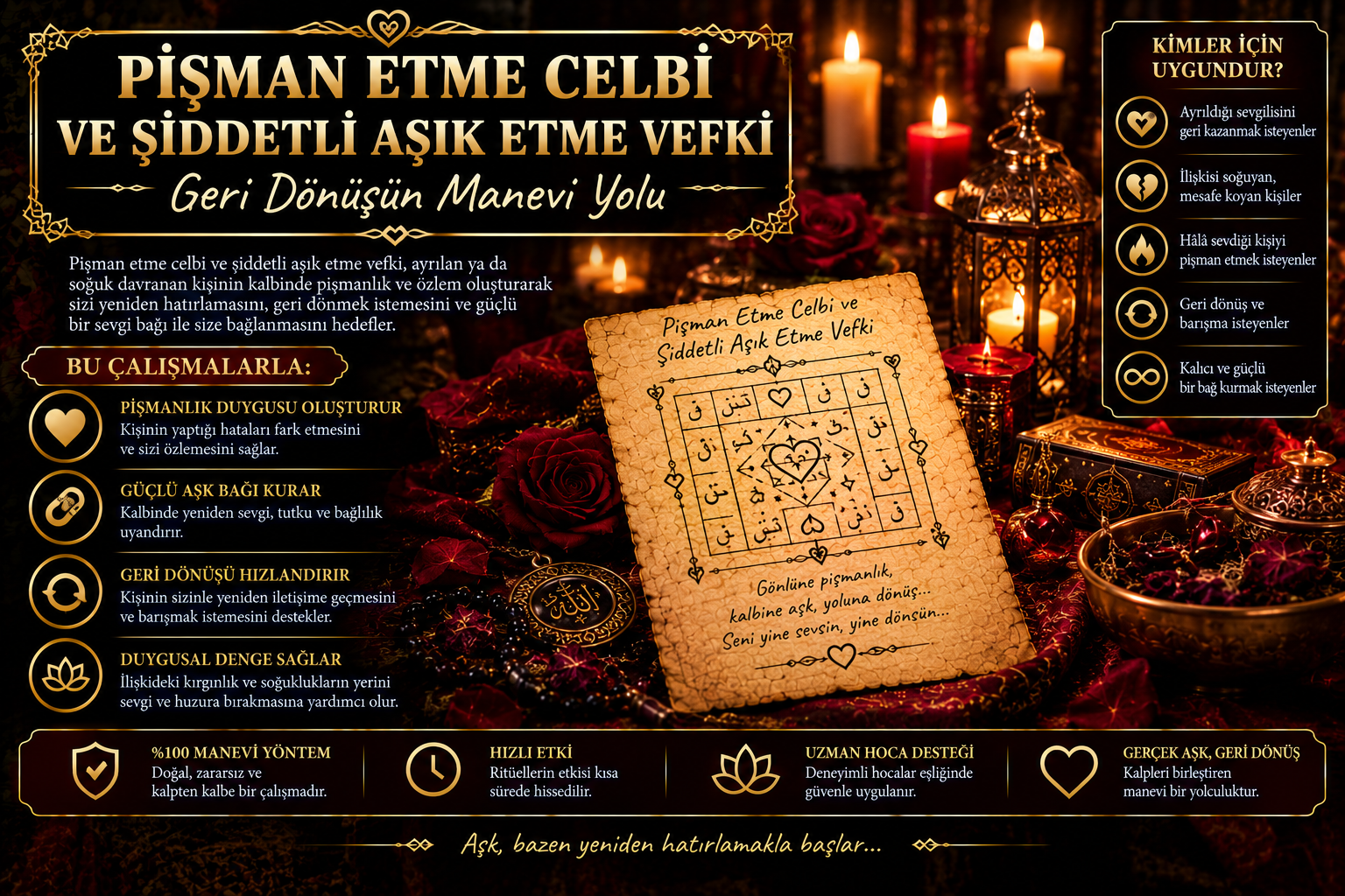 Pişman Etme Celbi ve Şiddetli Aşık Etme Vefki: Geri Dönüşün Manevi Yolu